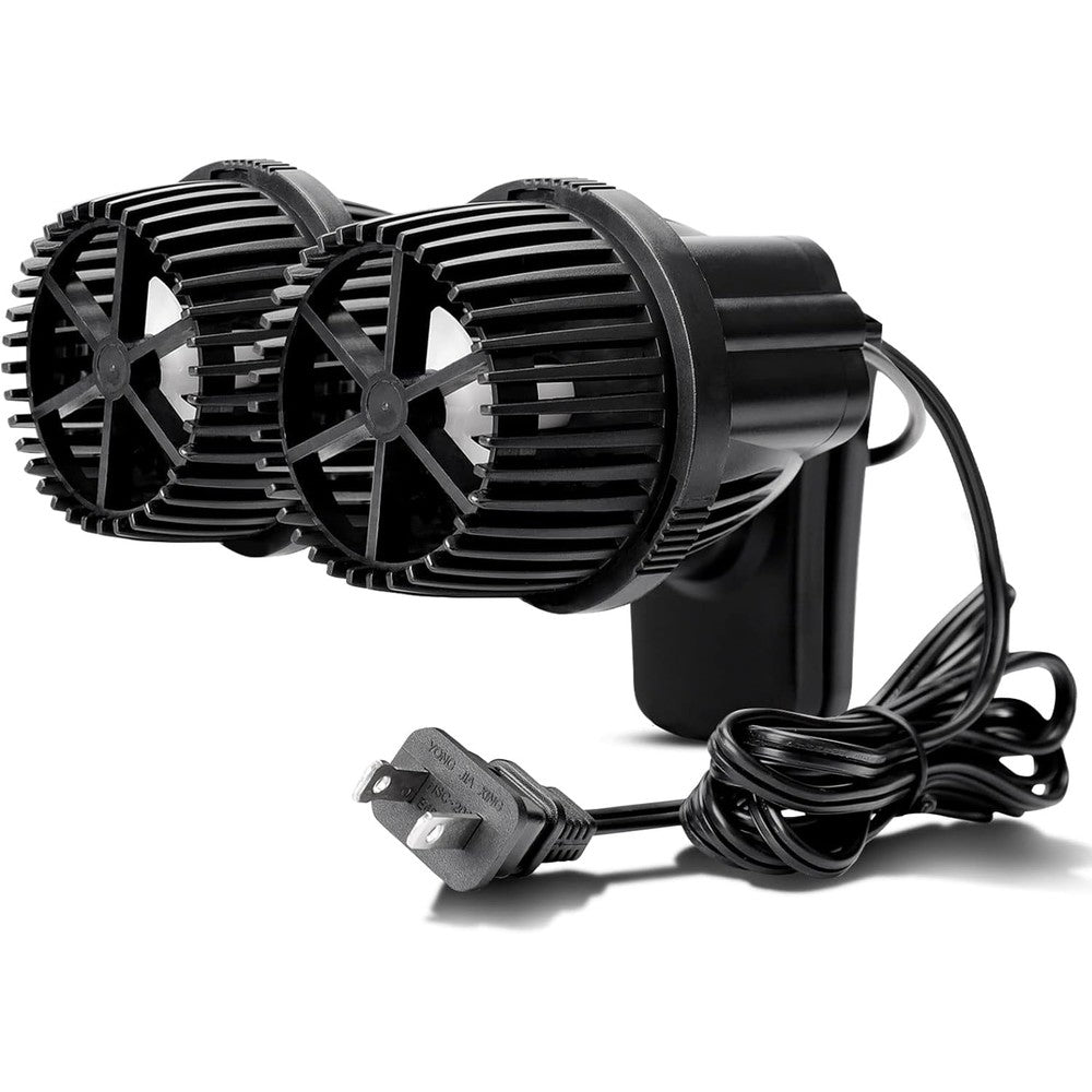 Hygger 12W Double Head Aquarium Circulation Pump 4200 Gallons Per Hour Quiet Fish Tank Wave Maker With Magnetic Base For 110 To 240 Gallon Tanks