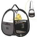 A4Pet transparent bird travel carrier front view