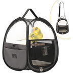 A4Pet transparent bird travel carrier front view