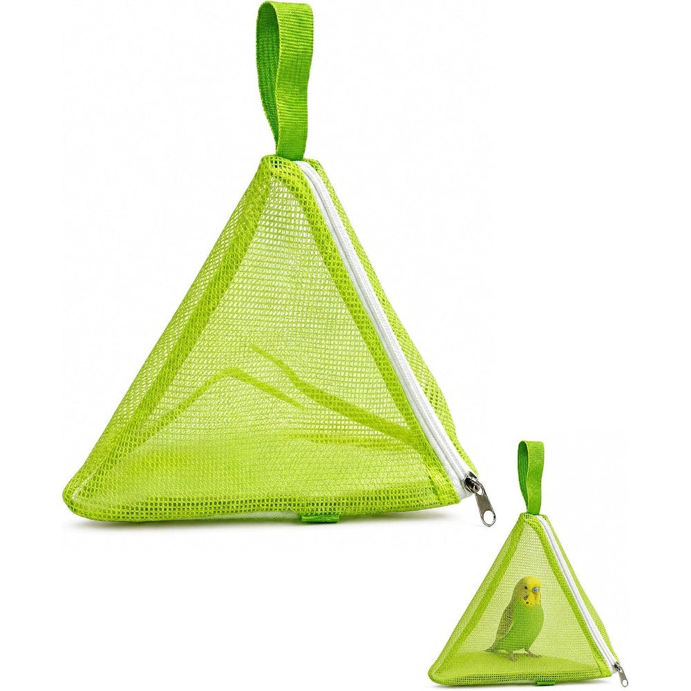 Mjeppludh bird travel carrier bag front view portable pet transport