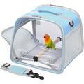 Suertree small bird carrier front view with clear window