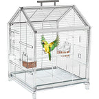 20.5 Inch Small Travel Bird Cage for Cockatiel Parakeets