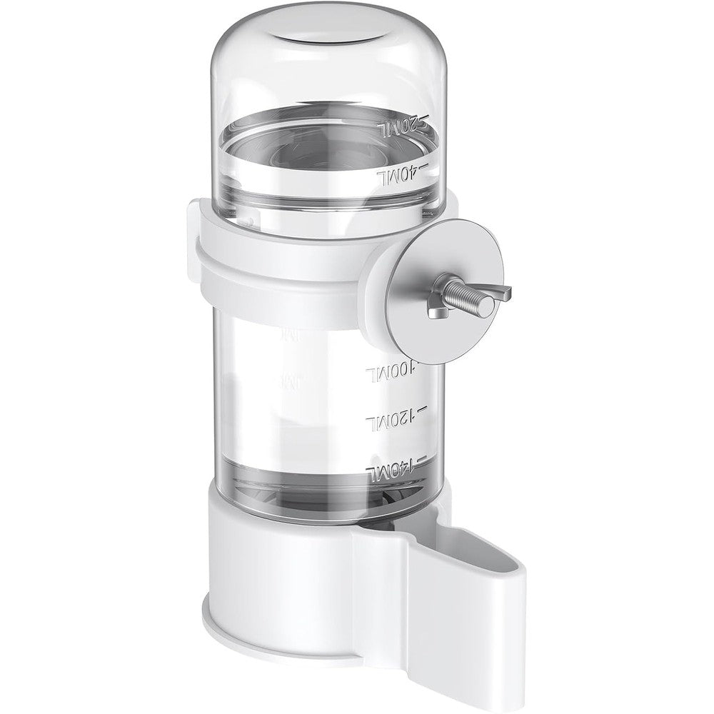Pawfly bird water dispenser front view automatic feeder