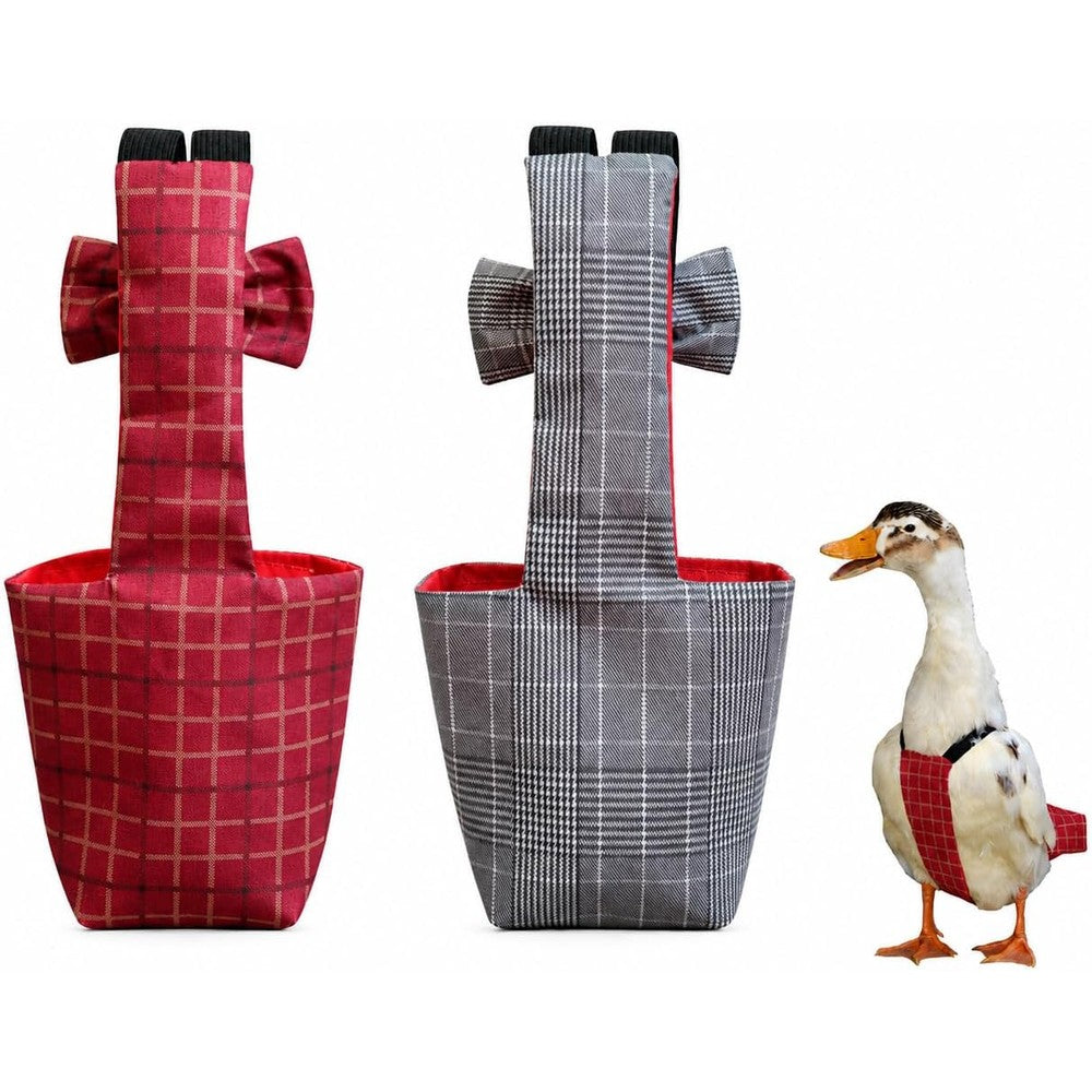 Myunzo chicken diapers front view with bowtie