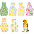 6 PCS Bird Diapers Reusable Parrot Diaper with Waterproof Inner