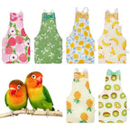 6 Pcs Bird Diapers, Parrot Diaper Reusable with Waterproof Lining