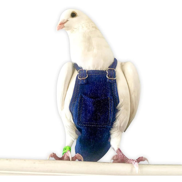 Flyper regular adjustable bird diaper front view
