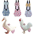 MIXIUJIEN chicken diapers front view with floral pattern