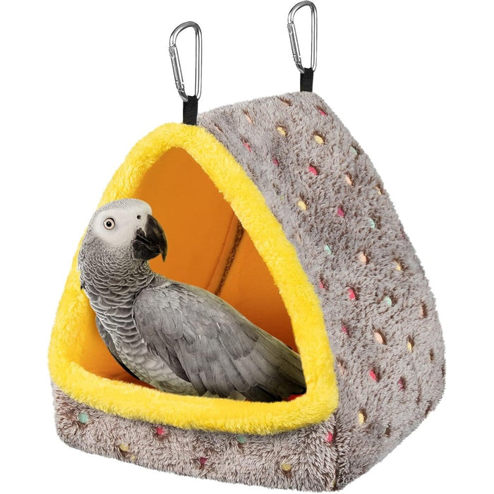 MEWTOGO Large Winter Warm Bird Nest House with Support Board for Cage