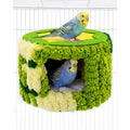 Bird Nest for Cage with Support Frame & Pad, Foot-Friendly Felt