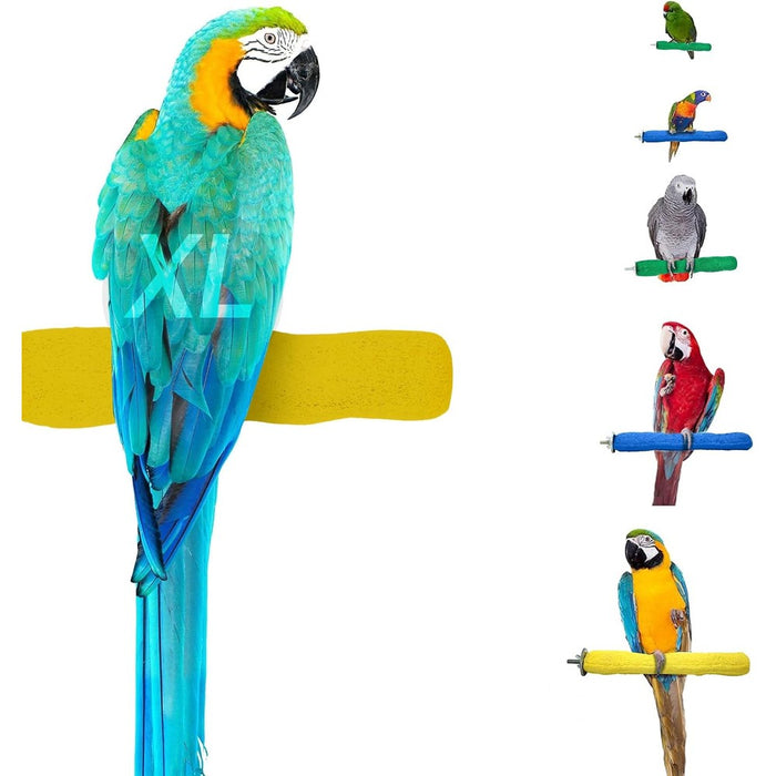 Sweet Feet and Beak Comfort Grip Safety Bird Perch, X-Large Pedicure Perch