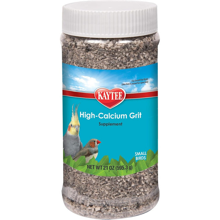 Kaytee Hi-Calcium Grit for Small Birds - Jar 21 oz