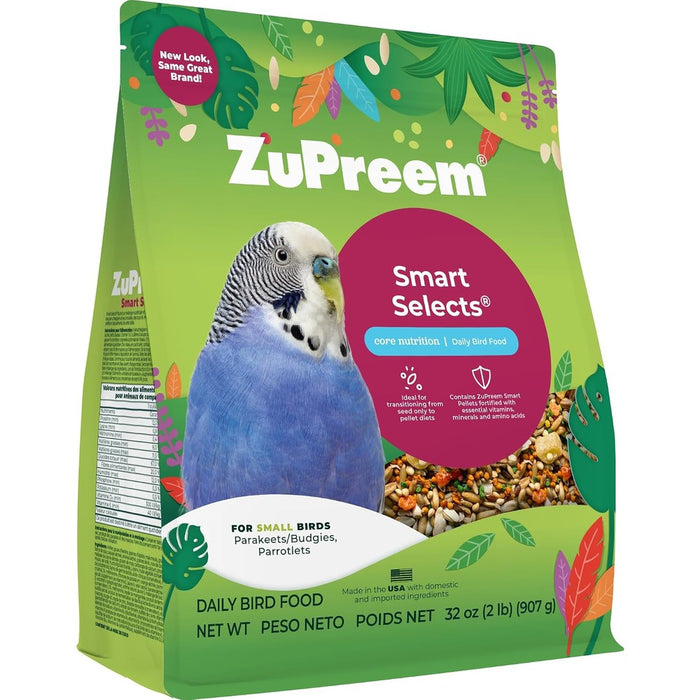 ZuPreem Smart Selects Parakeet food front view package