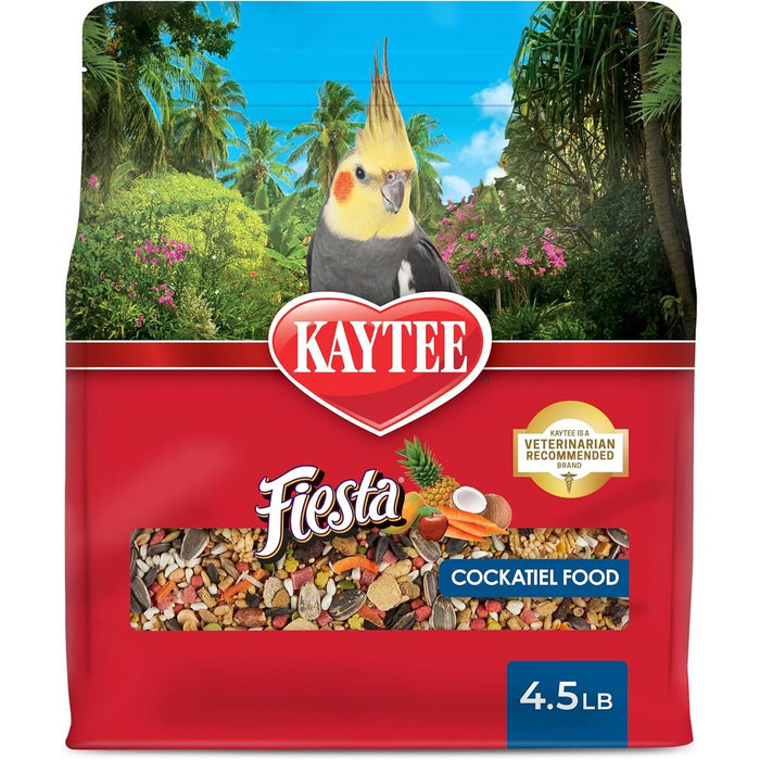 Kaytee Fiesta cockatiel bird food front view packaging