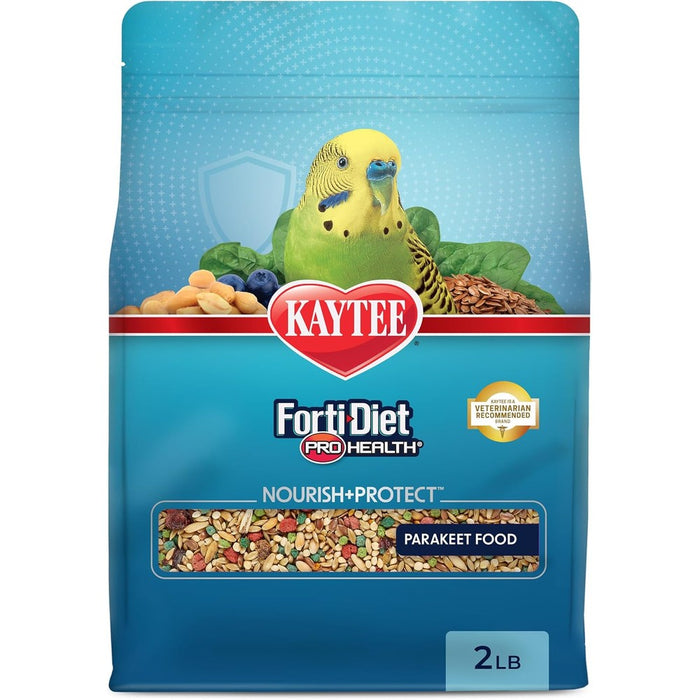 Kaytee Forti-Diet Pro Health Nourish+Protect Parakeet Food, 2 Pounds