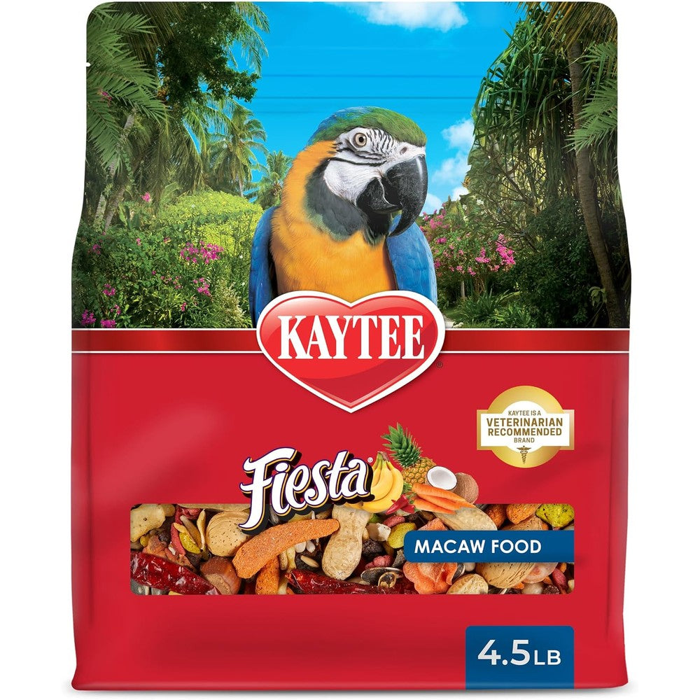 Kaytee Fiesta Macaw Food front view packaging