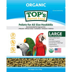 TOP's parrot pellets front view of 4 lb bag packaging