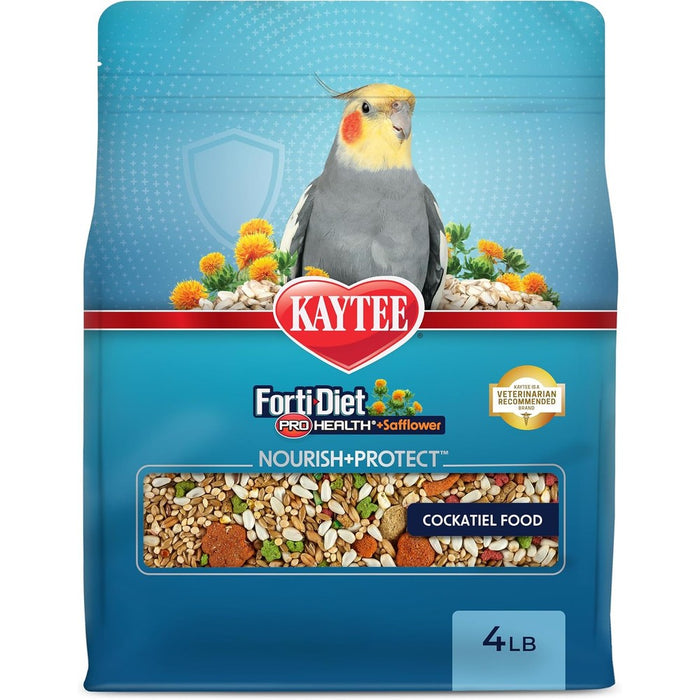 Kaytee Forti-Diet Pro Health+Safflower Nourish+Protect Cockatiel Food