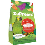 ZuPreem FruitBlend Macaw and Cockatoo bird food front view packaging