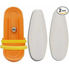 5.9"-6.53" Large Bird Cuttlebone for Parakeets, Cuddle Bone with Plastic Holder, Cuttlefish Bone for Sharp Beaks, Natural Birds Calcium Suitable for Parrots Cockatiels Budgie, 2pcs