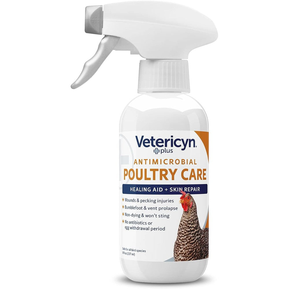 Vetericyn Plus poultry wound care spray bottle front view