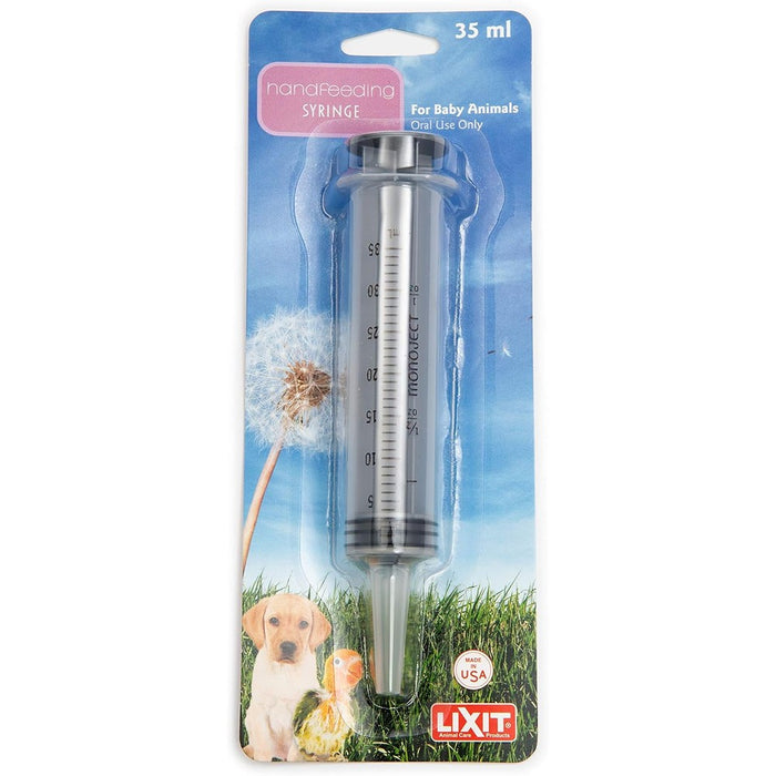Lixit Hand Feeding Syringe, 35 ml