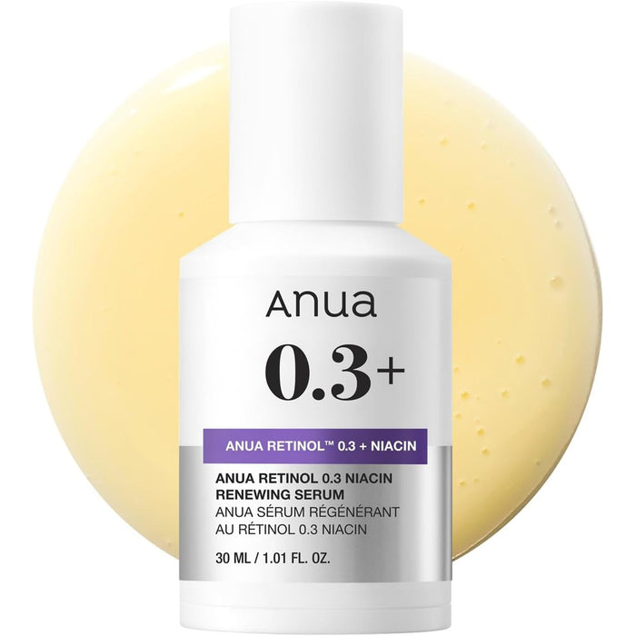 Anua Retinol Serum for Smooth & Renewed Texture, 1.01 fl oz