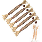 BAWAN Silvervine Sticks Cat Chew Toys for Indoor Cats Dental Care Teeth Cleaning, Natural Kitten & Cat Teething Toys for Health, Cat Chew Stick Suitable for All Breeds of Aggressive Chewers Cat