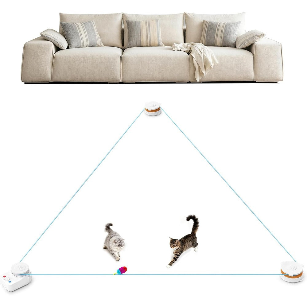 Interactive Cat Toy for Indoor Cat,Automatic Treadmill for Exercise