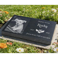 Pet Memorial Stone - Personalized Granite Grave Marker for Dog Cat