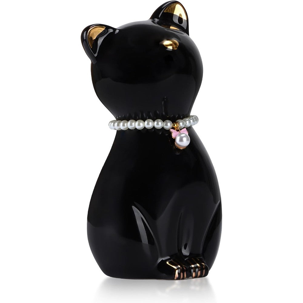 Cat Urns for Ashes, Elegant Ceramics Pets Cremation Keepsake