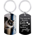 Funnylife Custom Cat Photo Memorial Keychain Pet Memorial Gifts for Cats