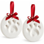 Pearhead Pawprints 2-Pack Christmas Ornament