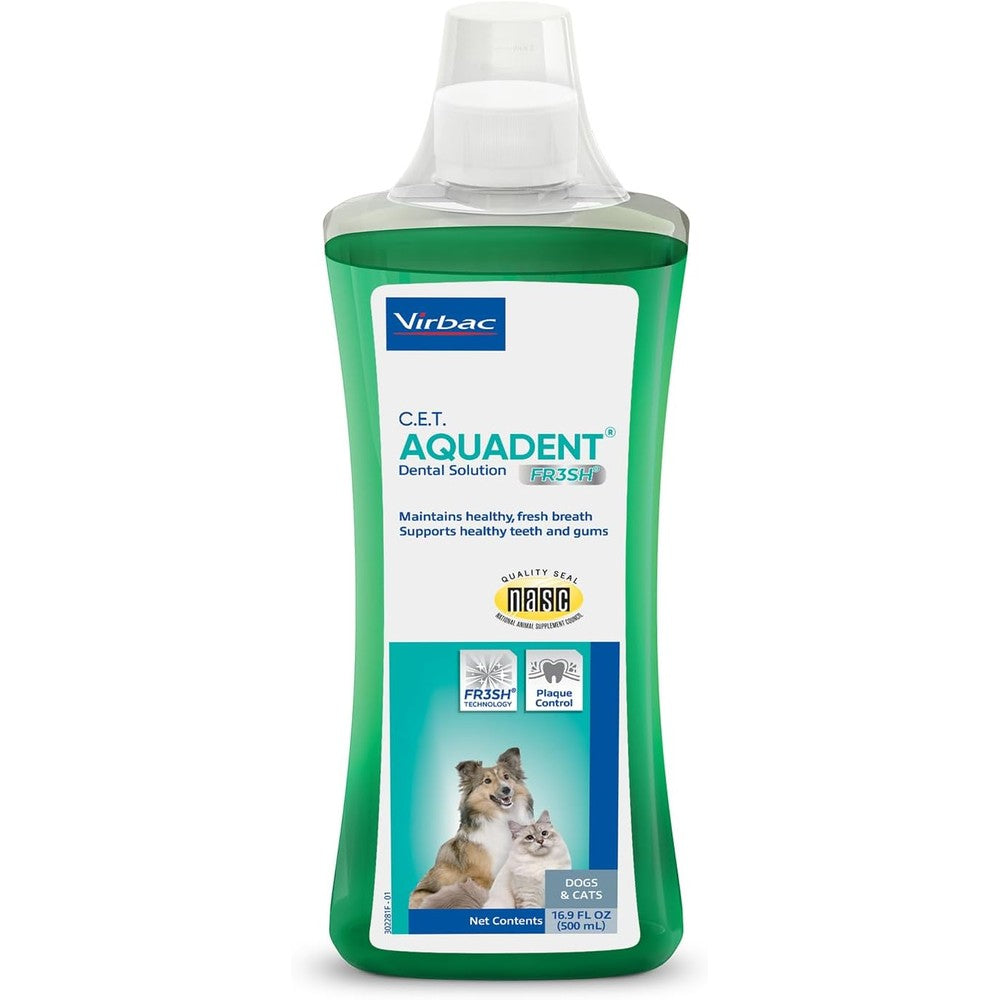 C.E.T. Aquadent Fr3sh Dental Solution for Dogs & Cats, 500 ml