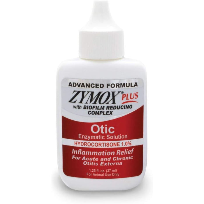 Zymox Advanced Formula Otic Plus Enzymatic Ear Solution for Dogs and Cats