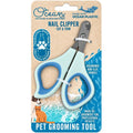 Ocean Plastic Clippers for Cats and Small Dogs, Professional Stainless Steel Dog Nail Trimmer, Handles Made from Recycled Ocean-Bound Plastic, All Breeds Color Blue (Blue)