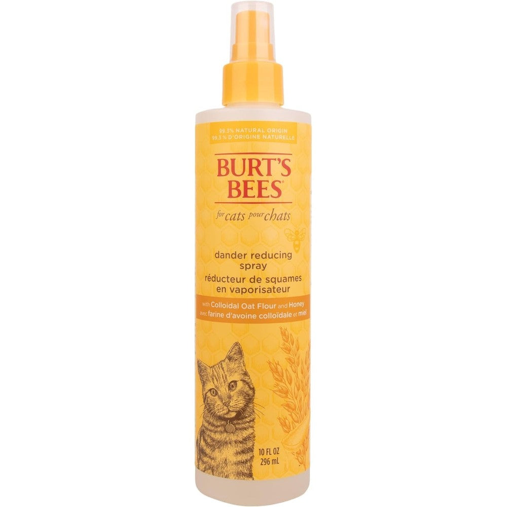Burt's Bees for Pets Cat Dander Reducing Spray, Oat & Honey, 10 Fl Oz