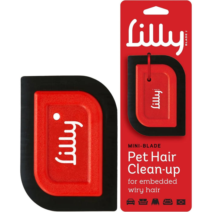 Lilly Brush Mini Pet Hair Detailer | Reusable Fur Remover for Car Interior, Carpet, Couch & Furniture