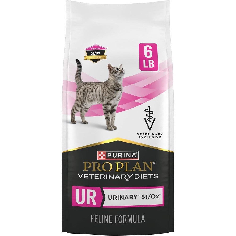 Purina Pro Plan Veterinary UR Urinary St/Ox Dry Cat Food, 6 lb Bag