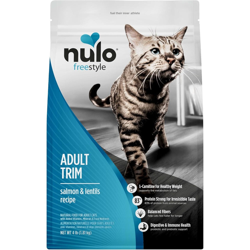 Nulo FreeStyle Trim dry cat food front view packaging