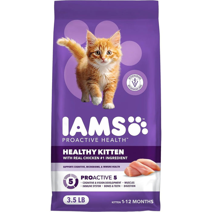 IAMS Proactive Health Healthy Kitten Dry Cat Food front view
