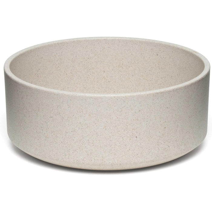 Loving Pets - Dolce Bamboo - Eco-Friendly Pet Bowls & Dishes for Dog, Cats, Puppy Food and Water Dish -Sustainable and Dishwasher Safe, Made with Real Bamboo (Medium, Oat-Beige)