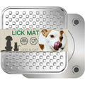 Lick Mat for Dogs & Cats, Double-Wall Stainless Steel, Large-1Pack