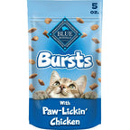 Blue Buffalo Bursts Chicken Crunchy & Creamy Cat Treats, 5 oz