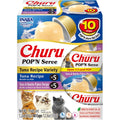 INABA Churu Pop'n Serve Lickable Wet Cat Treats, Tuna Variety, 10ct