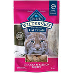 Blue Buffalo Wilderness Chicken & Salmon Soft Cat Treats, Grain-Free, 2 oz