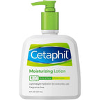 Cetaphil moisturizing lotion bottle front view commercial product photography