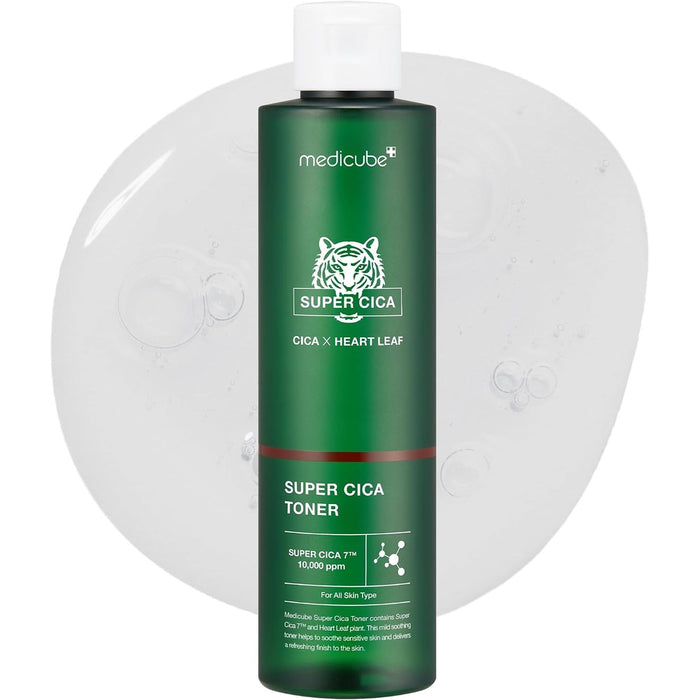 Medicube Super CICA Toner l Calms & soothes Redness Skin with 7 CICA Ingredients |(4.73fl.oz.)