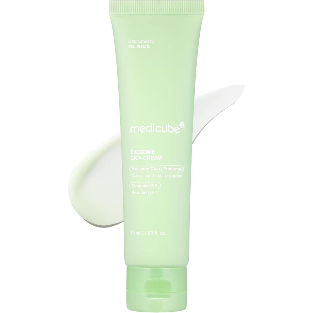 Medicube Exosome Cica Tea Tree Cream front view packaging