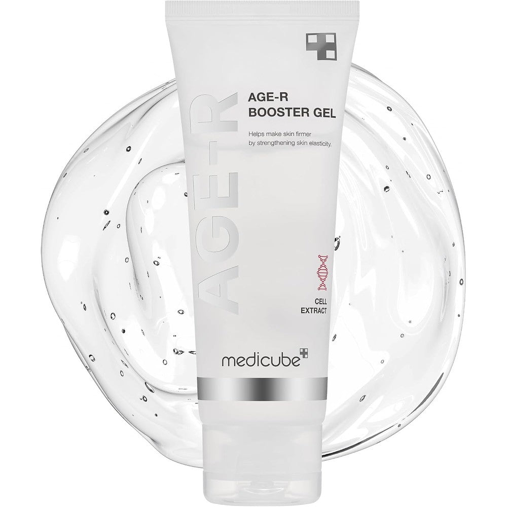 Medicube age-r booster gel serum front view packaging